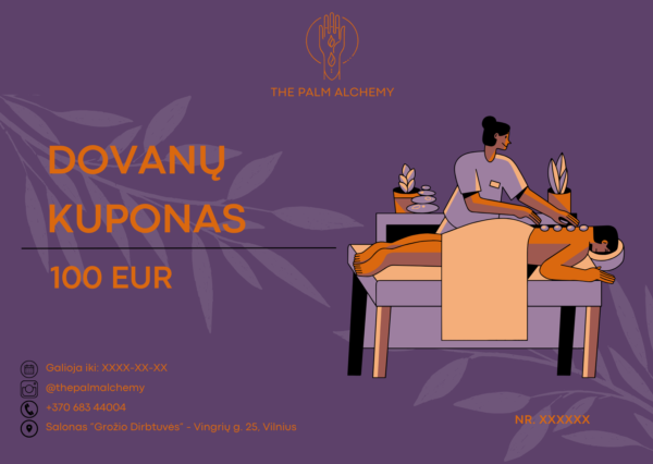 Dovanų kuponas (100 EUR)