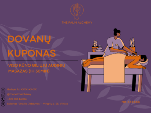 Viso kūno giliųjų audinių masažas (1h 30min)